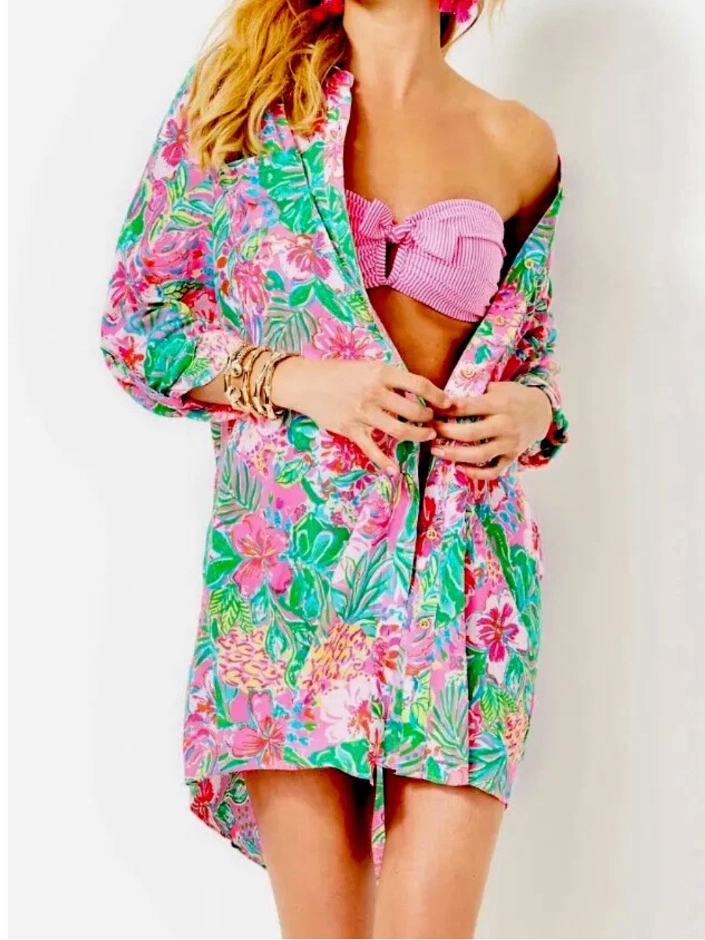 Lilly Pulitzer Natalie Cover Up Size Large NWT